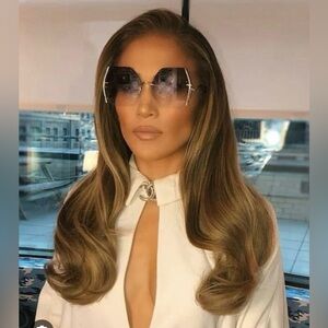 For Art’s Sake J Lo Oversized Sunglasses Generation Rose Color